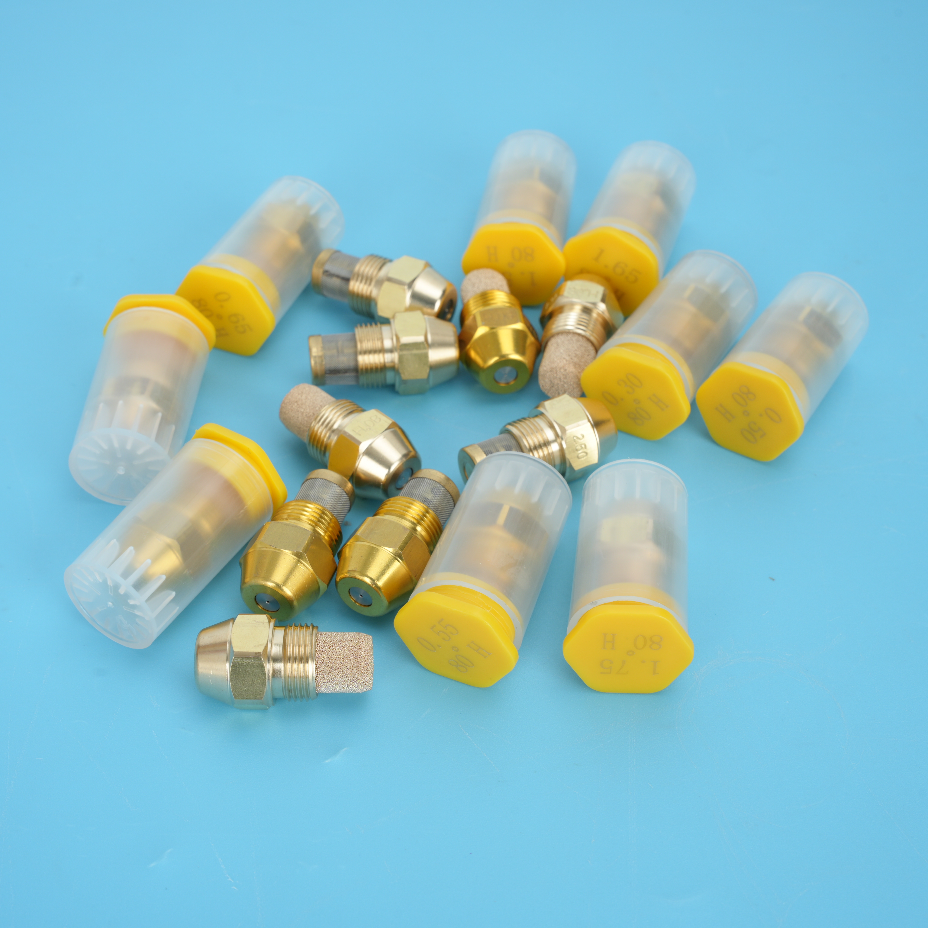 Reel Oil - Brass Burner Oil Nozzle 80 Degree
