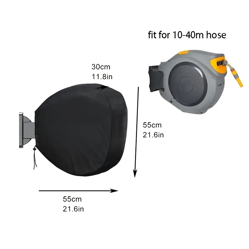 Square Garden retractable Hose - Reel Cover のレビューと価格