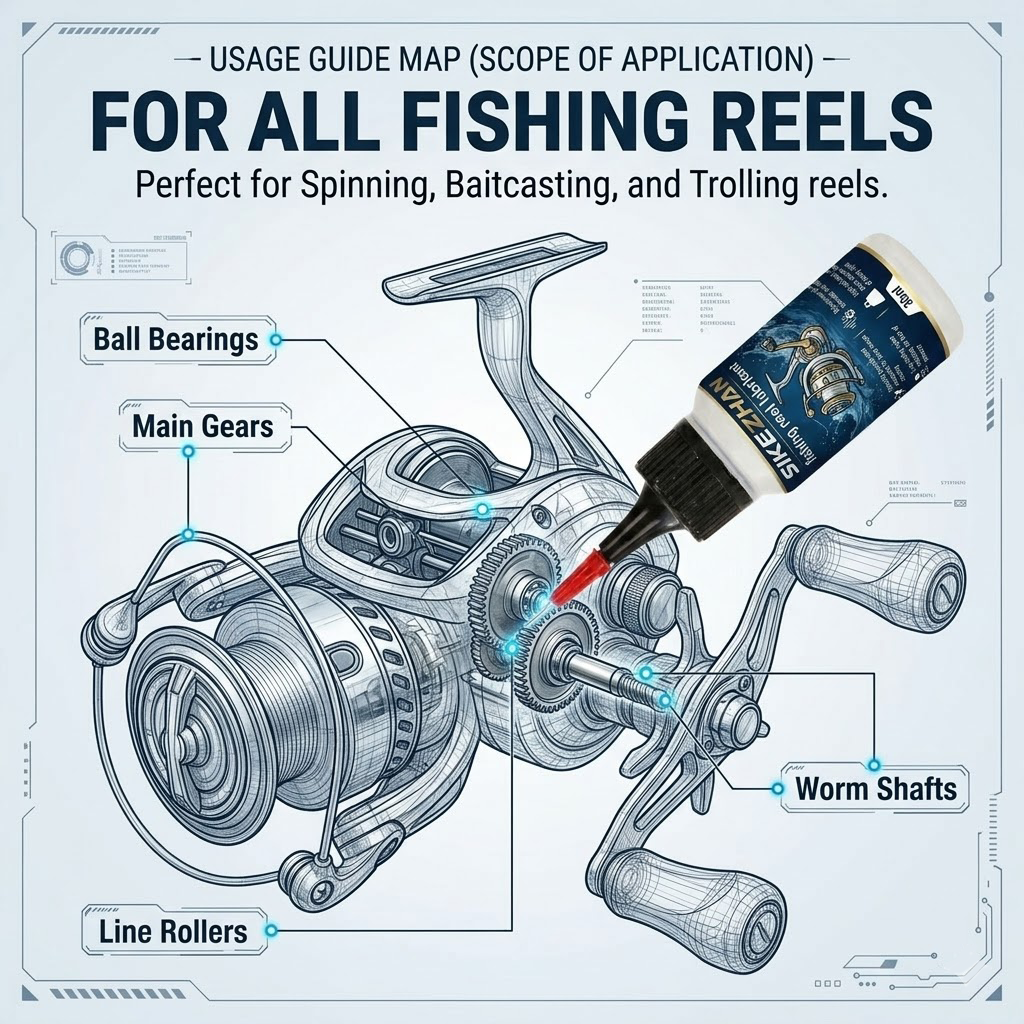 Fishing Reel Oil and Grease Lu - Reel Lubricant のレビューと価格