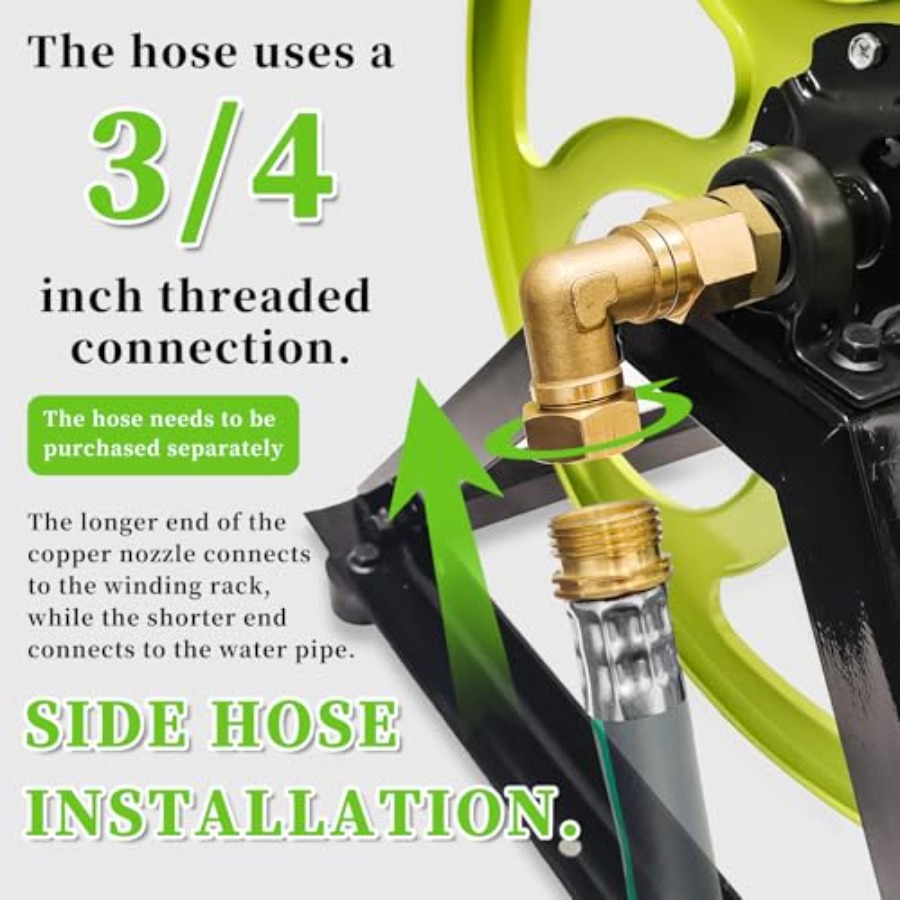 Stainless Steel Garden Hose Re - Reel Handle のレビューと価格