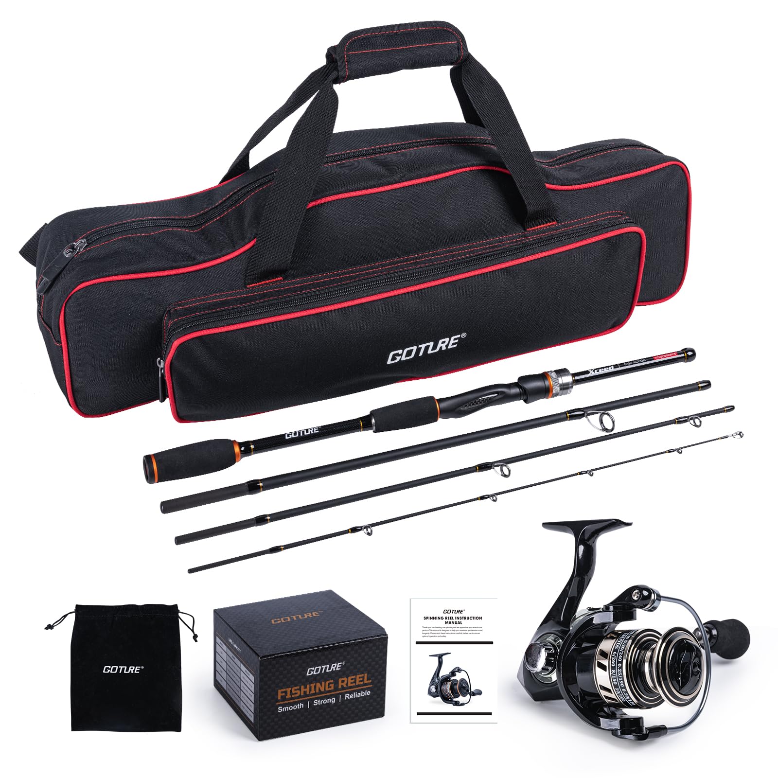 Goture Portable Spinning Fishi - Reel Bag のレビューと価格