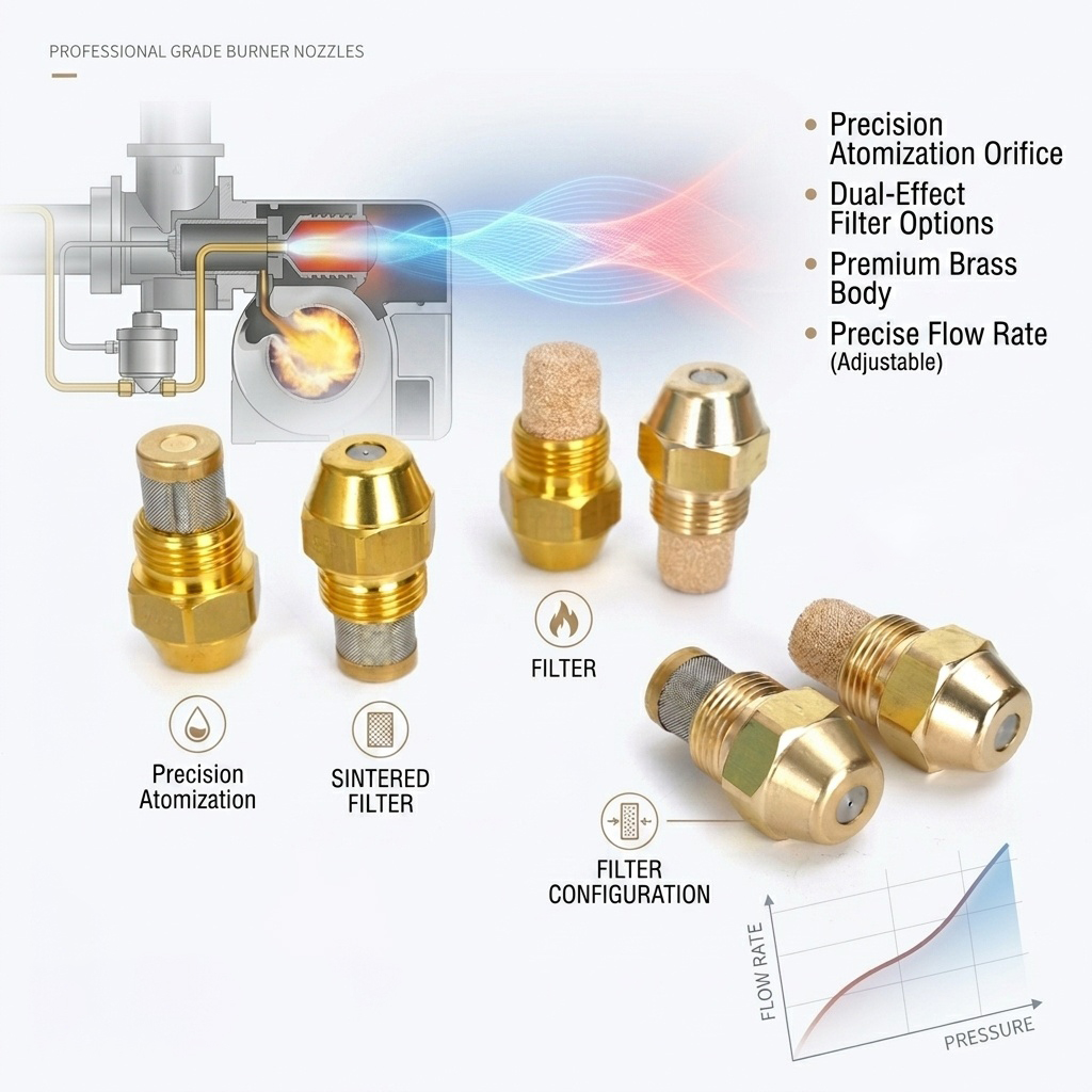 Brass Burner Oil Nozzle 80 Deg - Reel Oil のレビューと価格