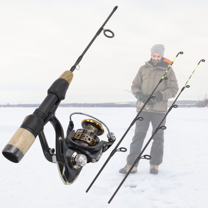 60cm 2 Tips Rod Reel Combos Wi - Ice Fishing Reel のレビューと価格