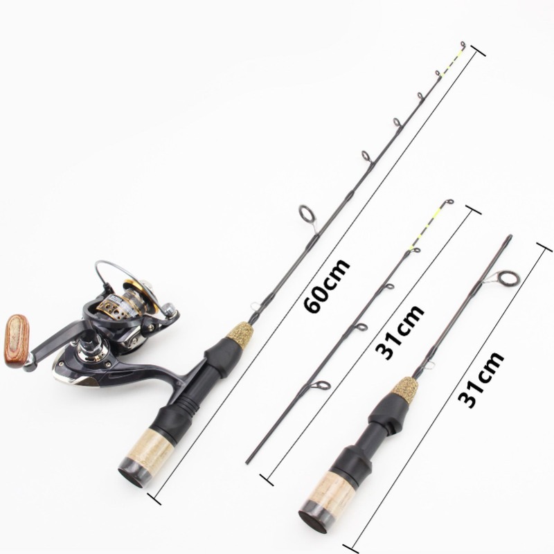 60cm 2 Tips Rod Reel Combos Wi - Ice Fishing Reel のレビューと価格