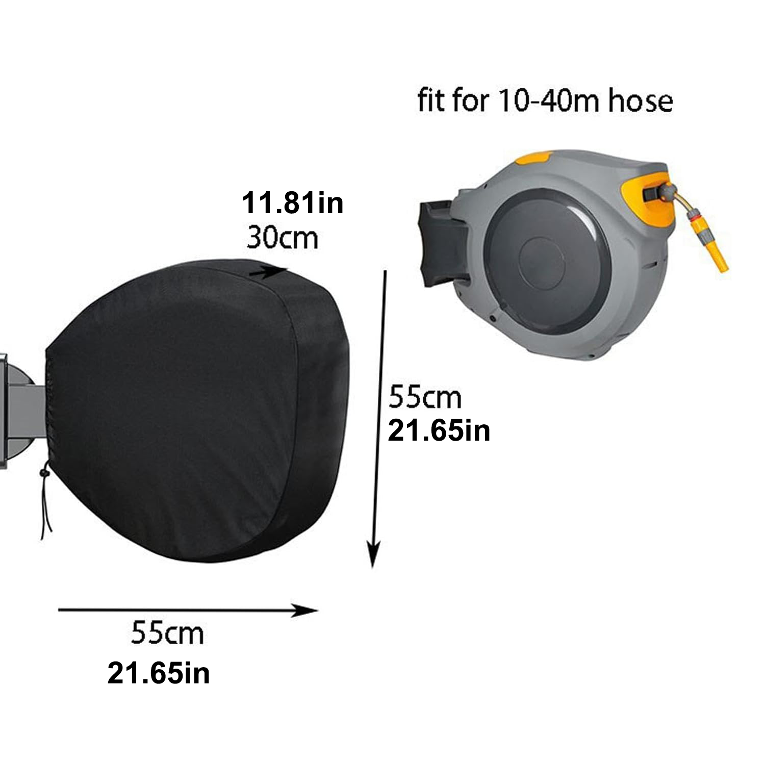 Garden Wall Mounted Hose Stora - Reel Cover のレビューと価格