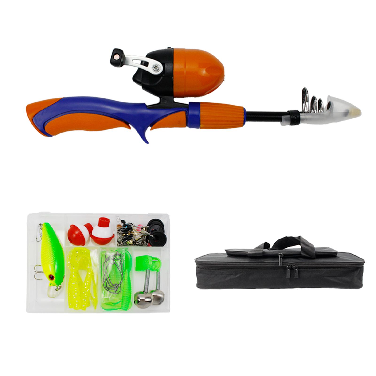 Kids Fishing Pole Travel Tote  - Spincast Reel のレビューと価格