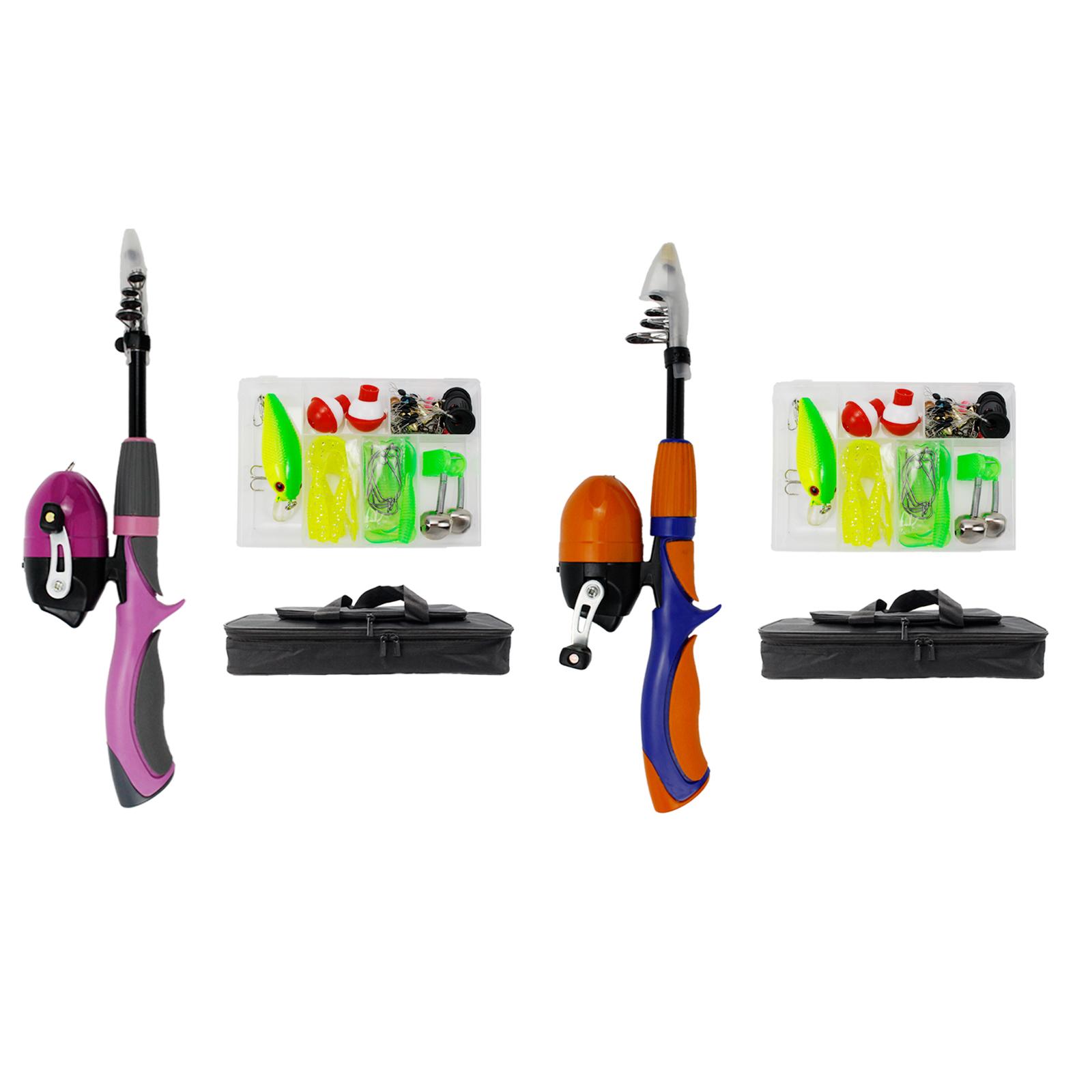 Kids Fishing Pole Travel Tote  - Spincast Reel のレビューと価格