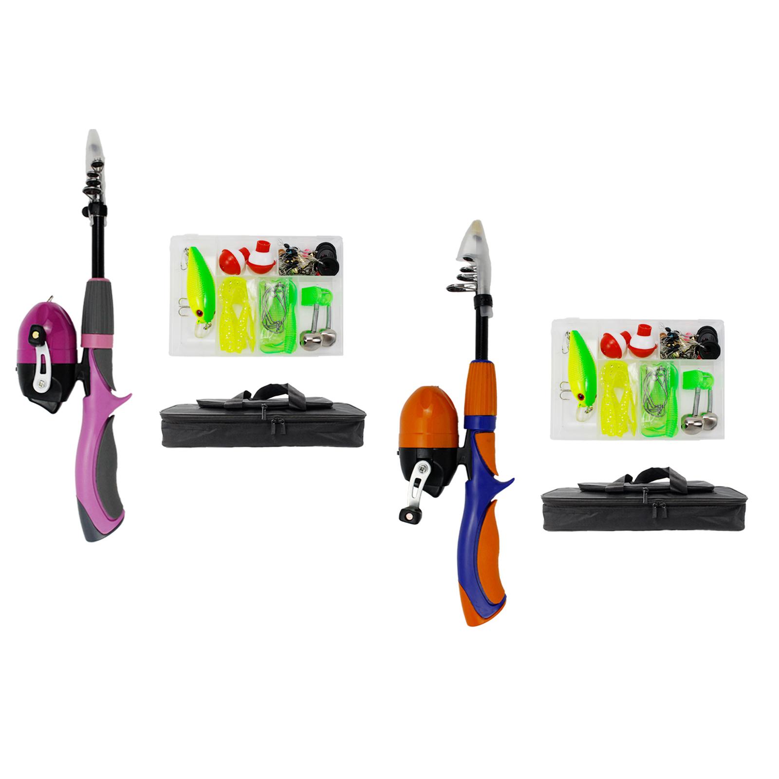 Kids Fishing Pole Travel Tote  - Spincast Reel のレビューと価格