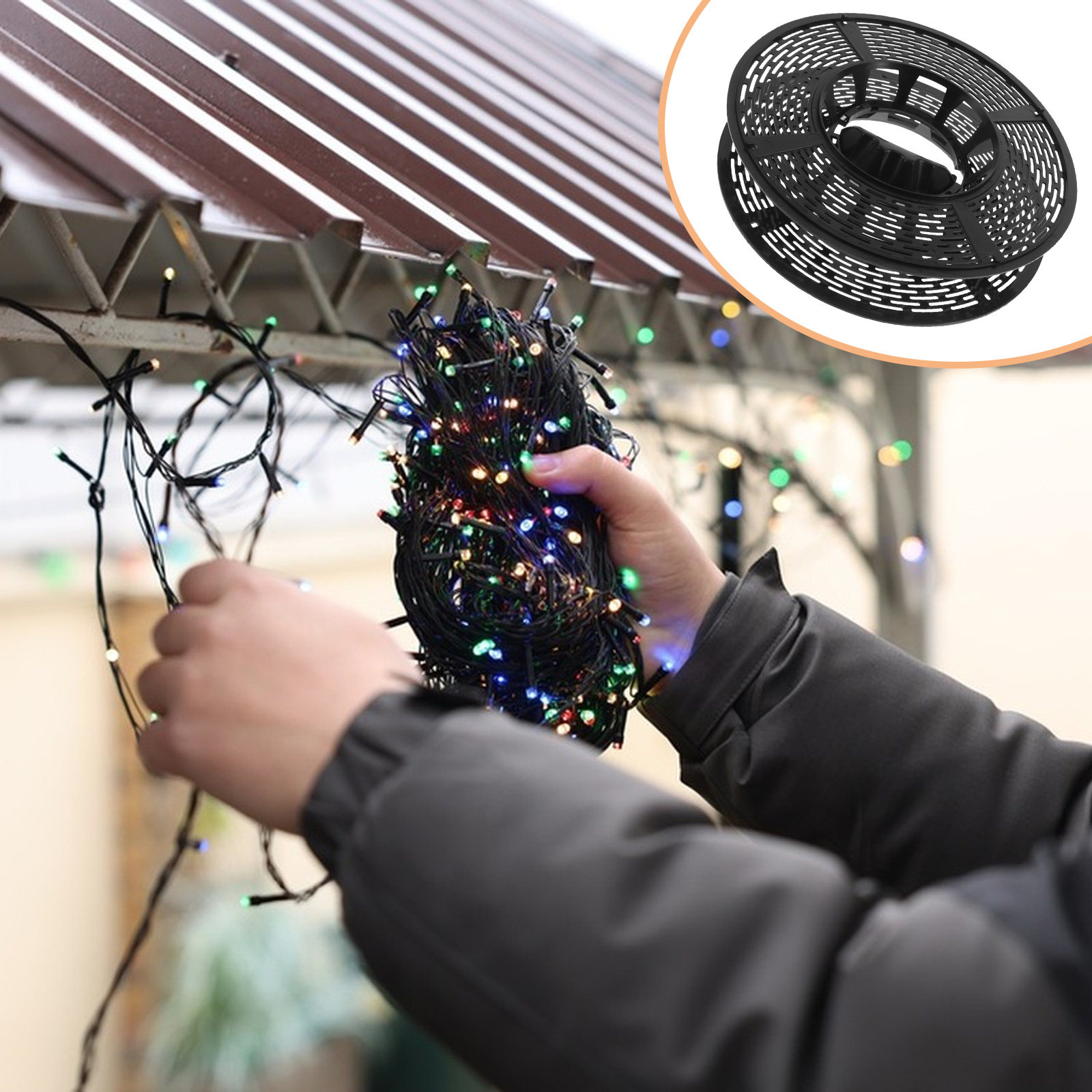 Christmas Light Storage Cord R - Reel Handle のレビューと価格