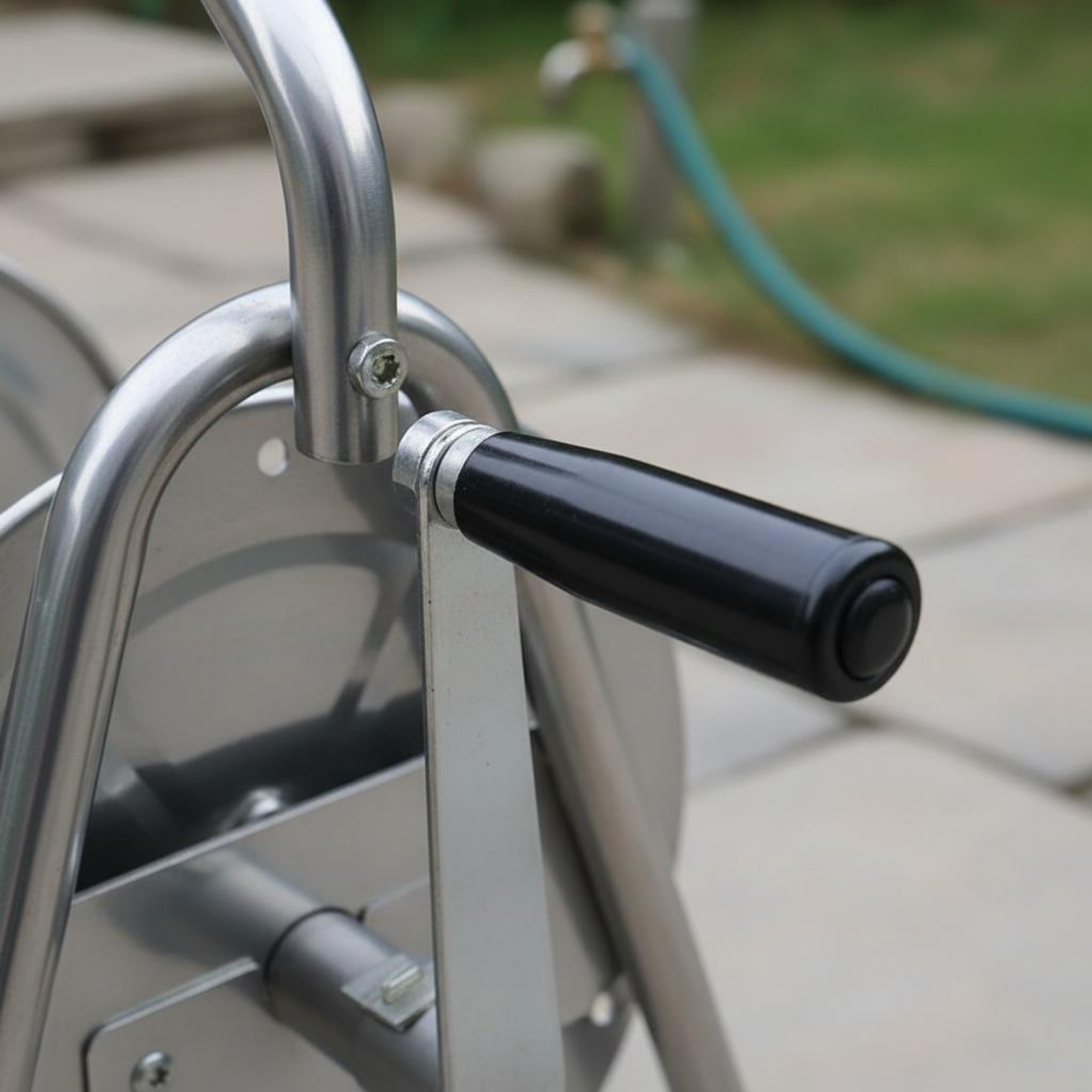 Metal Hose Reel Heavy Duty Gar - Reel Handle のレビューと価格