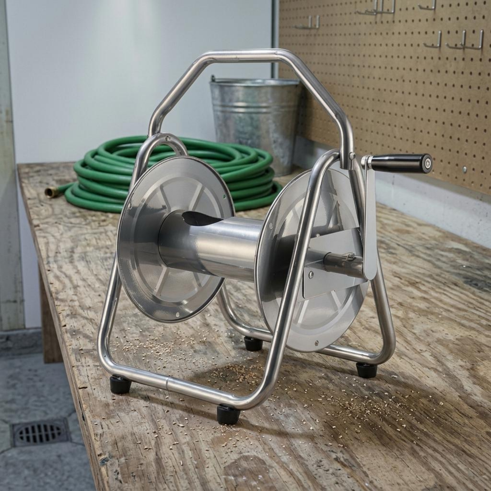 Metal Hose Reel Heavy Duty Gar - Reel Handle のレビューと価格