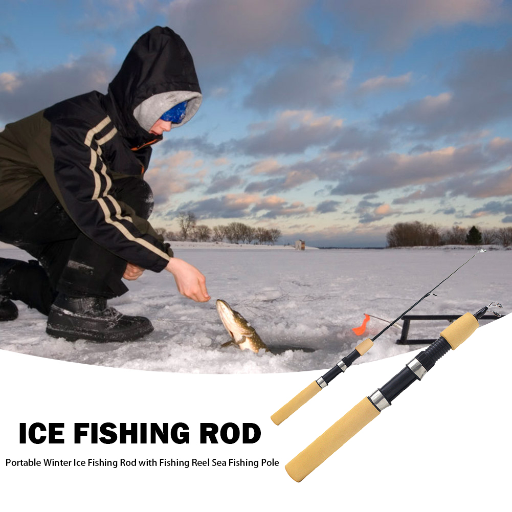 Ice Fishing Rod Portable Spinn - Ice Fishing Reel のレビューと価格