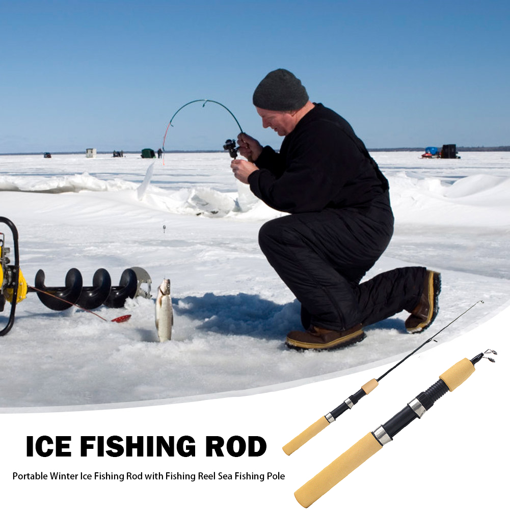 Ice Fishing Rod Portable Spinn - Ice Fishing Reel のレビューと価格