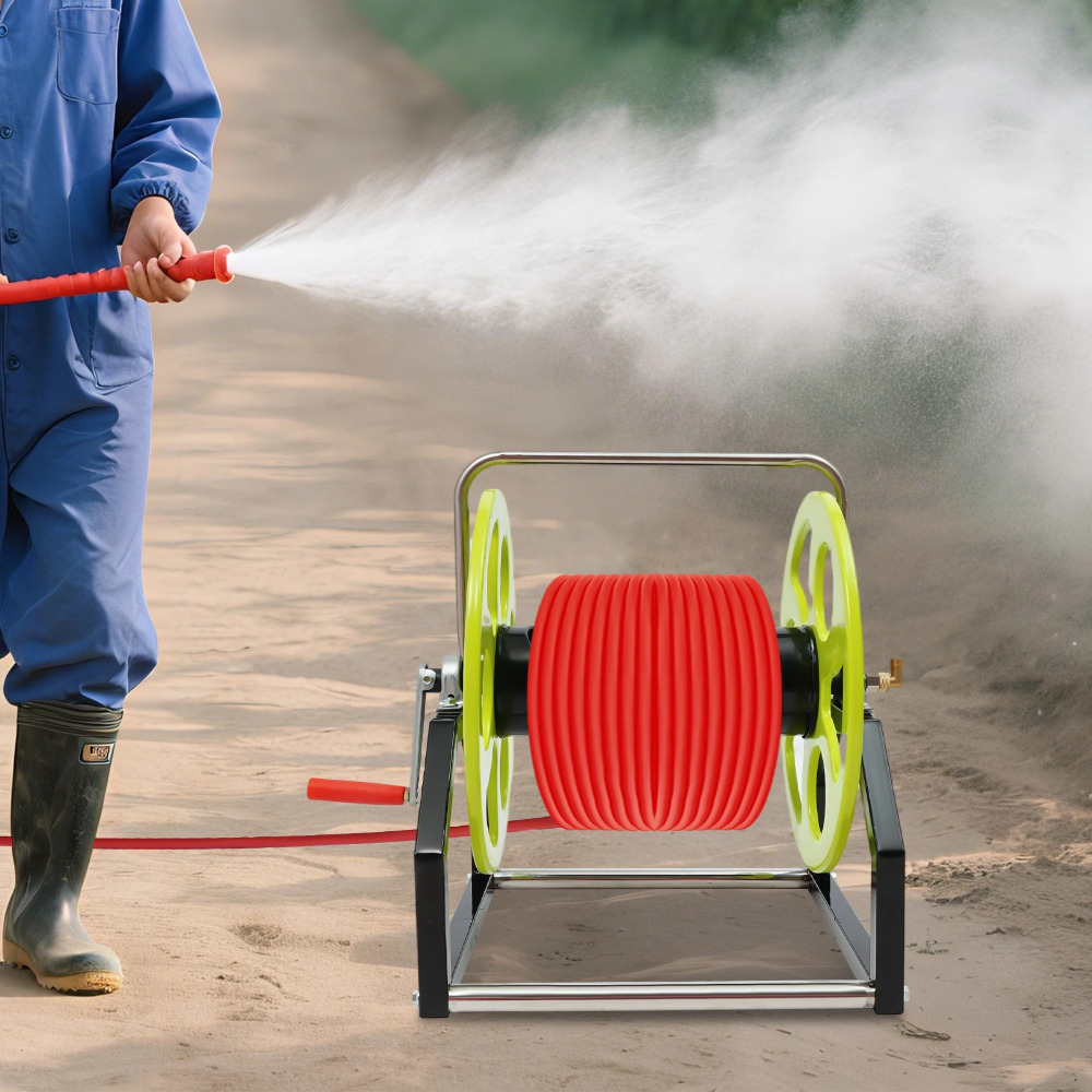 Garden Hose Reel, 360° Wall Mo - Reel Handle のレビューと価格