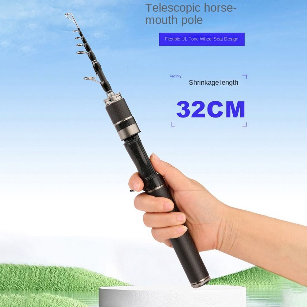 1.5m-1.8m Fishing Pole Rod Set - Spincast Reel のレビューと価格
