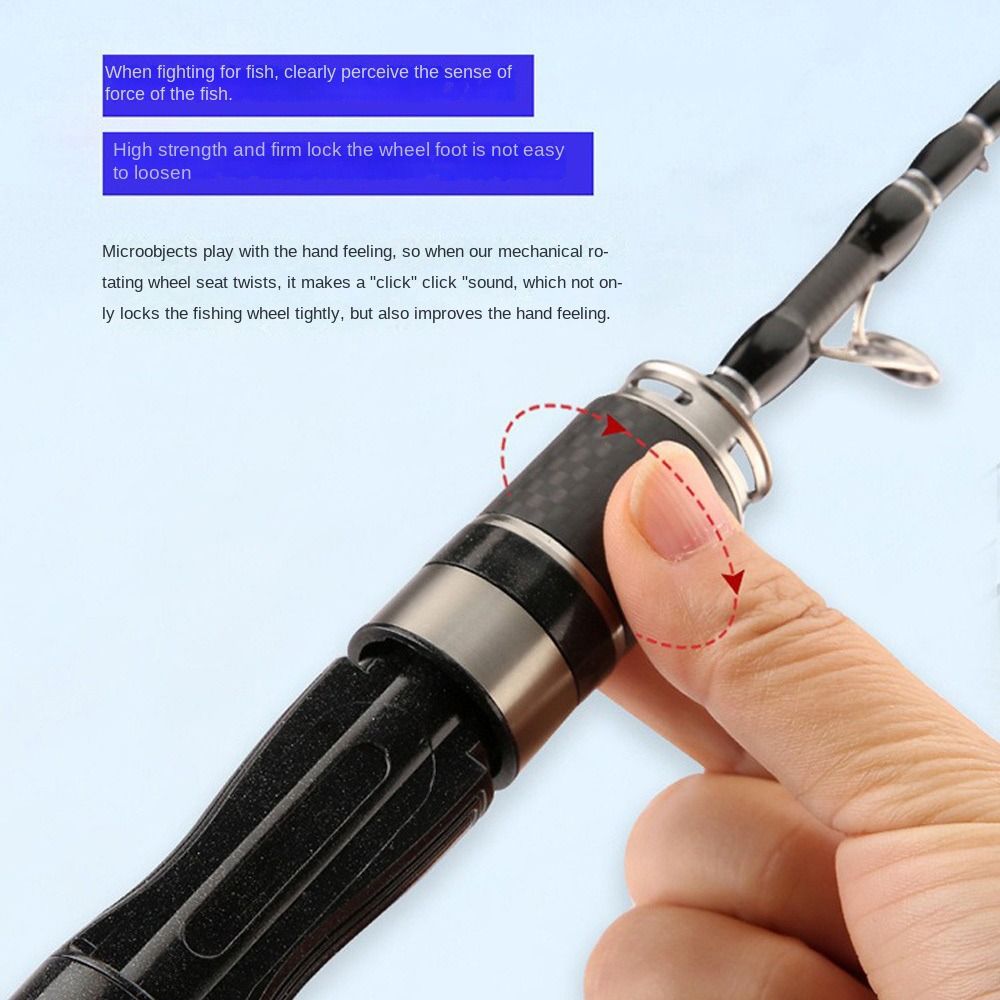 1.5m-1.8m Fishing Pole Rod Set - Spincast Reel のレビューと価格