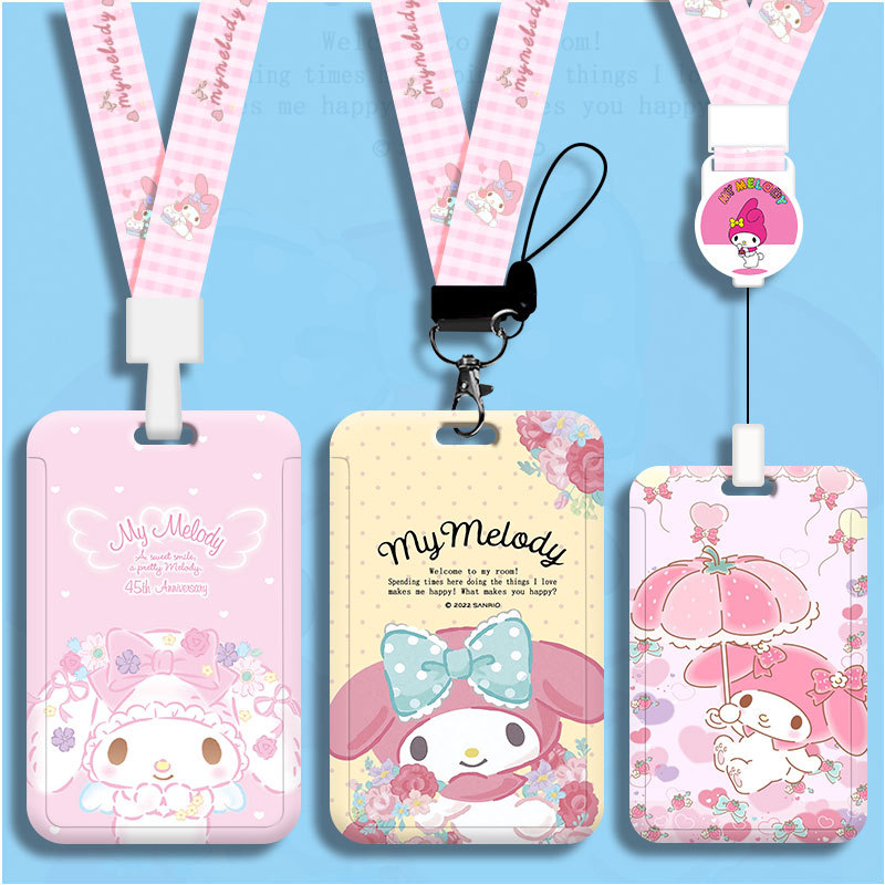 Melody  ID Badge Holder Lanyar - Reel Case のレビューと価格