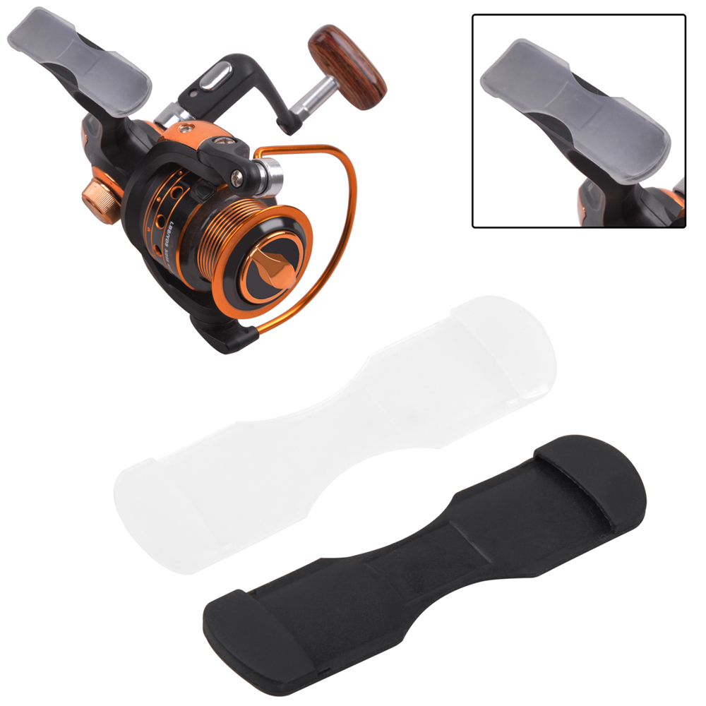 10Pcs Black/White Rubber Fishi - Fly Reel のレビューと価格