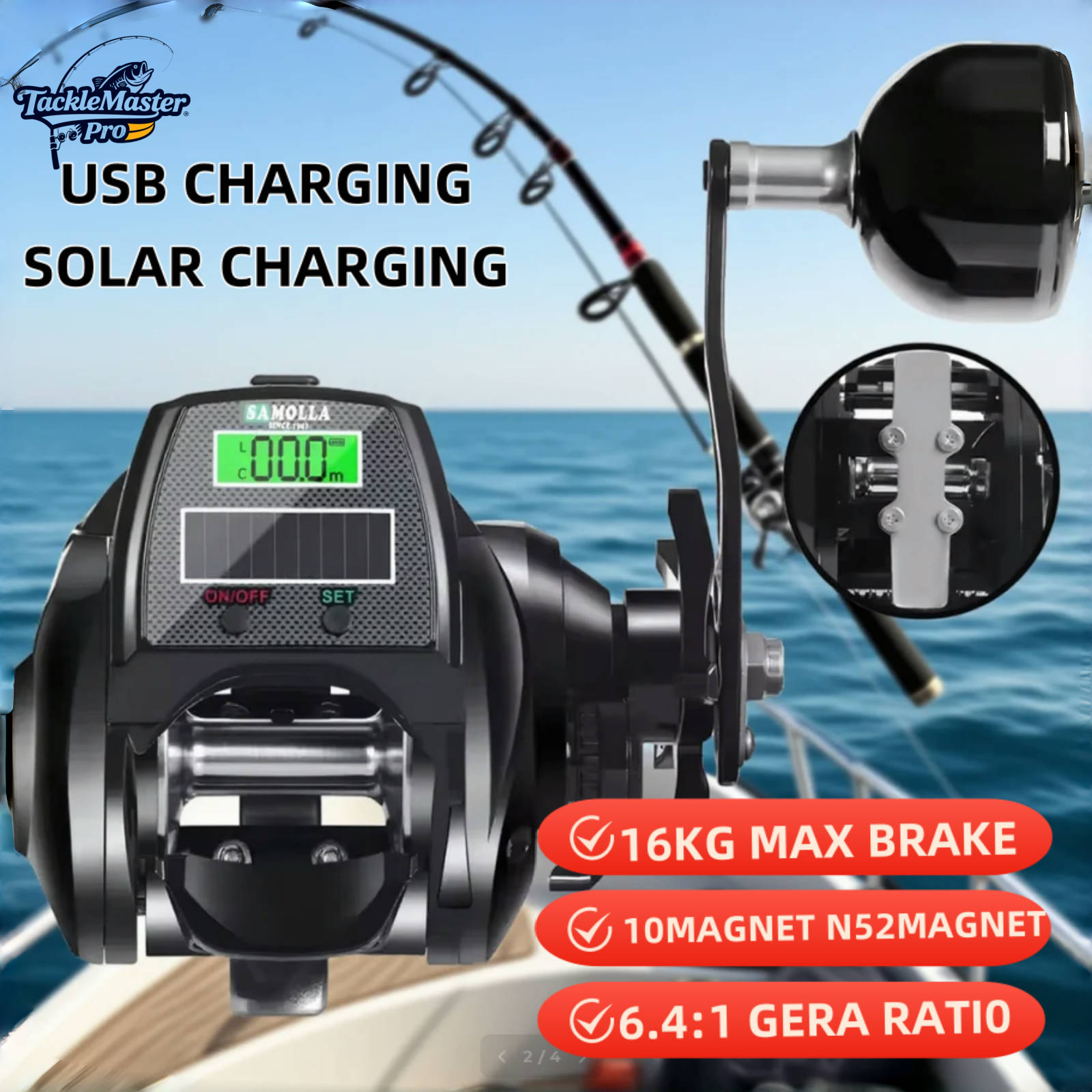 Heavy Duty Electric Fishing Re - Ice Fishing Reel のレビューと価格