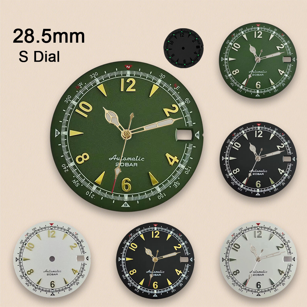 Nh35 Dial S Logo 28.5mm Retro  - Reel Case のレビューと価格