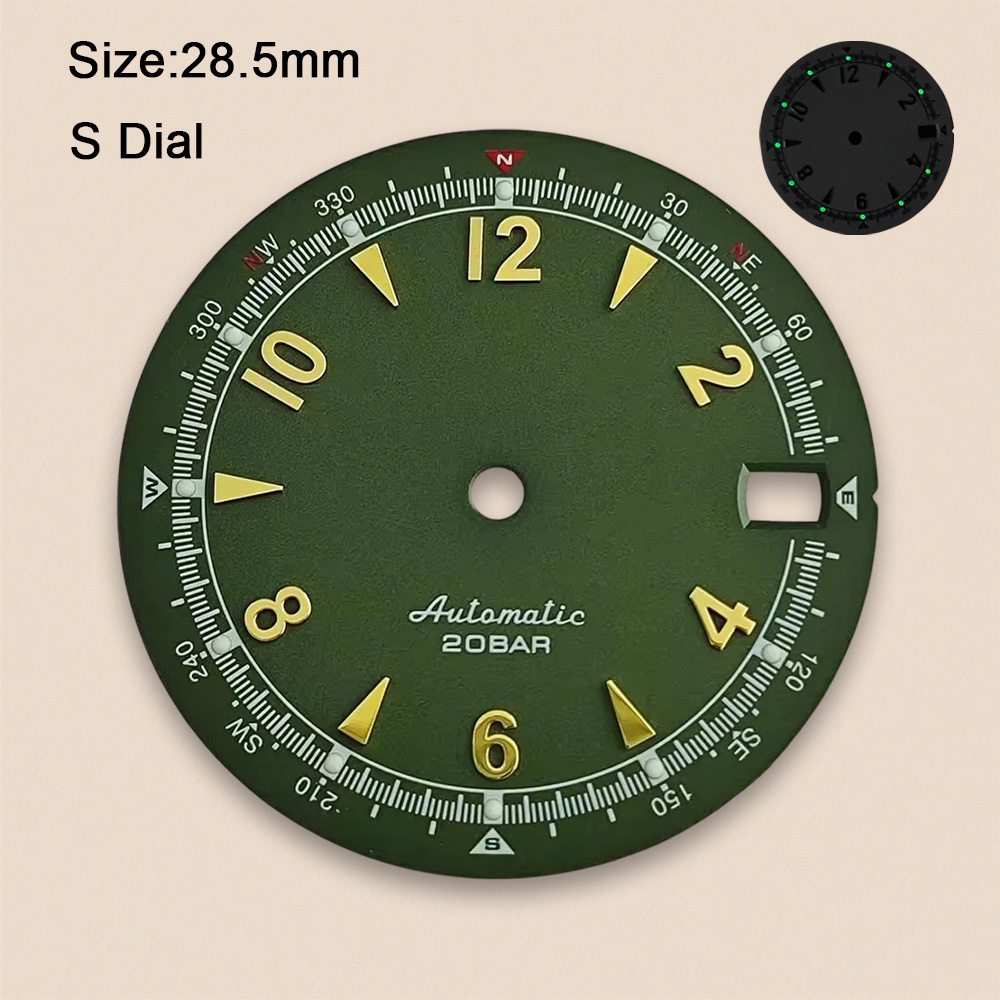 Nh35 Dial S Logo 28.5mm Retro  - Reel Case のレビューと価格