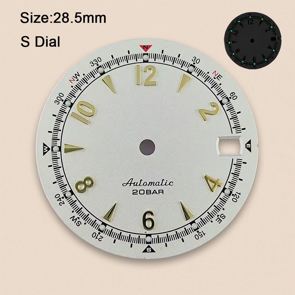 Nh35 Dial S Logo 28.5mm Retro  - Reel Case のレビューと価格