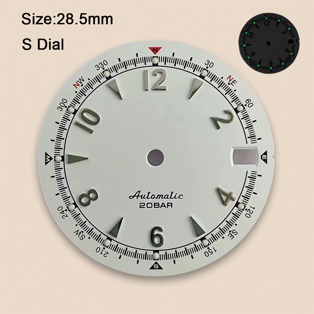 Nh35 Dial S Logo 28.5mm Retro  - Reel Case のレビューと価格