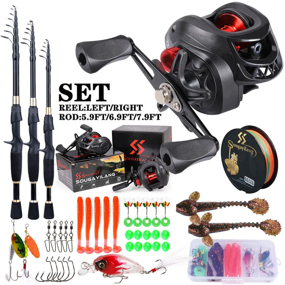 Sougayilang Fishing Rod and Re - Spincast Reel のレビューと価格