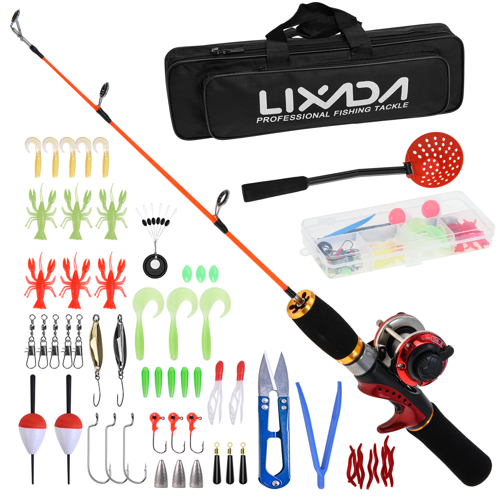 NEW Lixada Ice Fishing Rod Ree - Ice Fishing Reel のレビューと価格