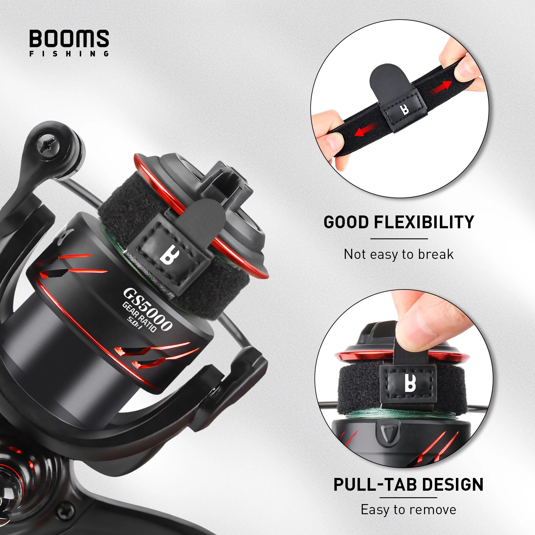 Booms Fishing SB1 4Pcs Spinnin - Reel Cover のレビューと価格